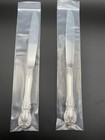 Towle Old Master Sterling Silver W stainless Blade Dinner Knife Pair -ends 6 12