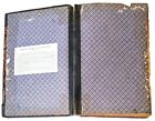 Antique 1898 Us Army Quartermasters Ledger Washington Dc Spanish American War
