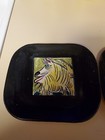 Set Of Three Vintage Pottery Decorative Plates Artist Signed  sulh 