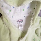Talbots Kids Bathrobe Infants 6 Months Green Terry Cloth Cotton Wrap Hooded 