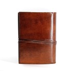 Small Leather Bound Journal With 200 Lined Pages Handmade Vintage Notebook