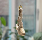 Korean Lucky Wood Fish Dried Pollock Charm Wealth Blessing Housewarming Gift