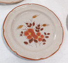 Finesse Monique 5 Vtg Stoneware 7 3 4  Dessert Salad Plate Japan Retired Set