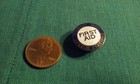 First Aid Illinois Mine Rescue Station Rare Antique Screw-back Metal  enamel Pin