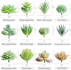 12 Pcs Artificial Succulents Mini Fake Plants Unpotted Faux Succulent For Cra   