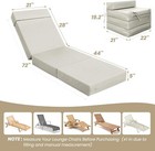 Sunyrisy 72 x21 x5  Chaise Lounge Cushions Set Of 2 Waterproof Sun- Patio Pads
