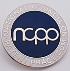 Ncpp Lapel Pin National Council On Patent Practicum Blue Silver Tone