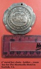 Rare Metal Key Chain  the Monticello Hotel  Norfolk  Va  W w  Wilcox   1026024 