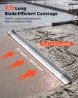 Vevor Concrete Screed Blade 6 Ft Length Aluminum Alloy Board Leveling Tool