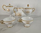 Vintage Limoges Elite Works France Porcelain Coffee And Tea Service Set 5  p3 