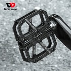 Bike Pedals Ultralight T700 Carbon Fiber Titanium Axle 3 Bearings Bicycle Pedals