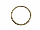 Lot Of 10 Gold Metal Brass Macrame Craft Dreamcatcher Rings 2 5  Inch Diameter