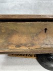 Antique Book Box Hand Carved Solid Walnut 10x12x3 Original Hand Made 1800