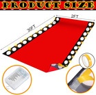 Tinideya 2 X 30 Ft Red Carpet Runner For Party Red Aisle Runner With Led Lights 