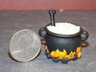 Dollhouse Miniature Halloween Witch Cauldron Glows 1 12 Scale B61 Dollys Gallery