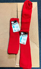 Bristol 26  Red Sport Knee High Socks Acrylic  Nylon  Elastic Size 8- 12 Nwt