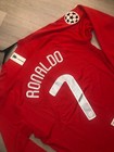Cristiano Ronaldo  7 2008 Ucl Final Manchester United Nike Long Sleeve Jersey