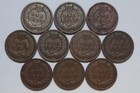 Ten 10 Indian Pennies Cents 1800 s And 1900 s --nice Variety Of Dates 
