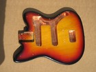 Vintage 1960s National Teisco Guitar Body Sunburst Japan