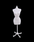 Dress Form Mannequin Torso Display Stand - White Or Black