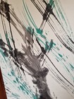 Japanese Hanging Scroll Art Picture With Box Used Vintage Approx 190cm
