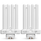 Kor Pack Of 2 - Fml27-65k Light Bulbs 27 Watt 4 Pin Fml Lamp 6500k - Daylight 