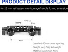 15mm Rod Clamp With 1 4 -20 Standard Thread For Camera Shoulder Rig And Dslr Cam