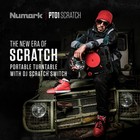 Numark Pt01 Scratch   Dj Turntable For Portablists With User Replaceable   