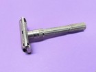 Vintage Gillette Slim Adjustable 1-9 Safety Razor N - 4  Twist To Open - Fat Boy