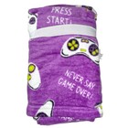 New Deborah Connolly Designs Hand Towels Purple Game Controllers Set Of 2