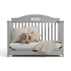Story 5-in-1 Convertible Baby Crib With Drawer And Reversible Headboard  Pebb   