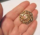 1 25 antique French Champleve Button Enamel Cut Steel Rivet Openwork Gilt Bronze