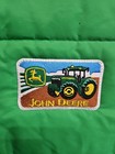 Vtg John Deere Green Trucker Tractor Work Farm Western Puffy Vest Mens Xxl Usa