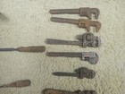 Lot Of  21  Vintage   Antique Tools Monkey Wrenches  shears Hand Drills Ect Rare