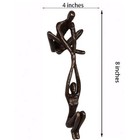 Couple Statue Figurines Art Home Bookshelf Decor Shelf Sitter Love Gift Bronze