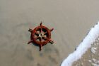 Vintage Ships Wheel Maritime Light Brass Antique Helm Sailing Collectivises 24  