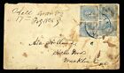 Confederate Csa 7 Two Horizontal Pairs On 1863 Civil War Cover