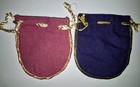 Lot Of 2 Crown Royal 50ml Mini Bags 1 Classic Purple   1 Custom Pink