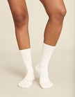 Crew Socks For Women Soft   Cozy Premium Combed Cotton 6 Pairs Size 6-11 6white