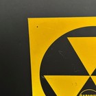 Vintage 60s Fallout Shelter Metal Sign Cold War Civil Defense 14x20 Dod Fs No 1