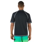 New Speedo Men s Uv Swim Shirt Short Sleeve Loose Fit Black Tee  Size S p ch