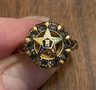 Clark   Coombs Vintage Order Of The Eastern Star 10k Gold Filled Ring Size 7