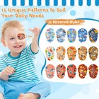 Lifeisluck 75 Pcs Adhesive Eye Patches For Kids Boys  15 Cute Styles  3 X 2 Inch