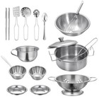 16pcs set Play Pots And Pans Toys For Kids Kitchen Playset Pretend Play Toys