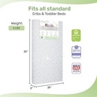  Dream On Me Dreamland Orthopedic Firm Fiber Crib And Toddler Bed Mattress 