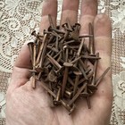 Nearly 2 Lbs Pure Copper Nails - Vintage Solid Copper Boat   Roofing Nails
