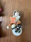 Lot Pine Cone Pixie Elf Gnome Vintage Christmas Mica Japan 2    Chenille