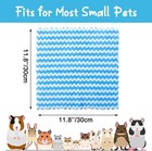 6 Pieces Guinea Pig Soft Blankets  Rabbit Hamster Cage Liner Supplies  Fleece