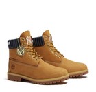 Timberland X New Era Yankees Waterproof Leather Lace-up Boots Brown navy In Hand