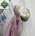 Eva Brushed Nickel Transitional Single Robe Hook  Wall Mounted Hanger For Bath R